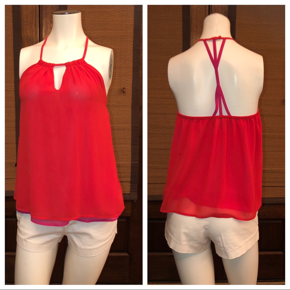 Bebe Halter Tank Top